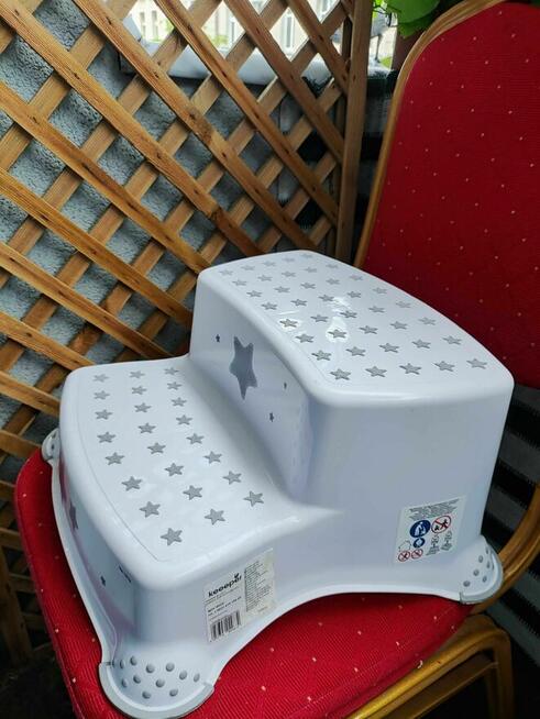 Podest białe schody Schodki dla Dziecka Dzieci do toalety