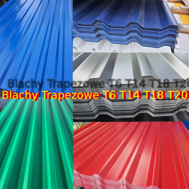 Blacha Trapezowa Trapez Dach T6 T18 T20 Stodoła Wiata