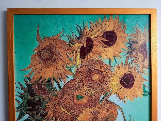 Obraz na płótnie - Słoneczniki, Vincent van Gogh, 50x70cm