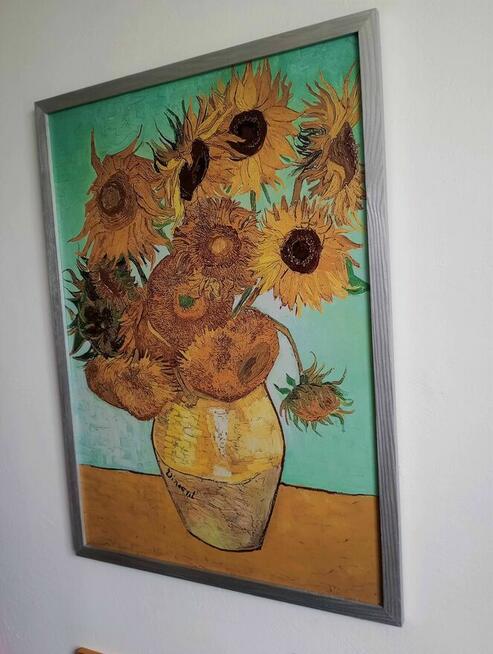 Obraz na płótnie - Słoneczniki, Vincent van Gogh, 50x70cm