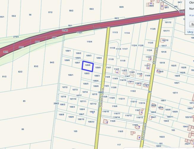 Działka budowlana Wójcice gm. Otmuchów, Świerkowa