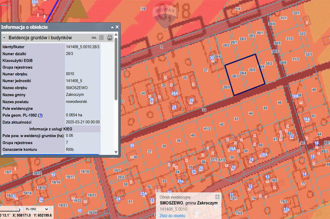 Urocza działka w lesie nad Wisłą