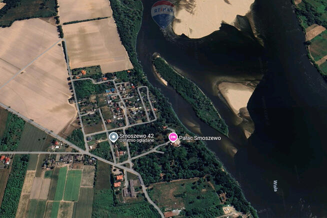 Urocza działka w lesie nad Wisłą