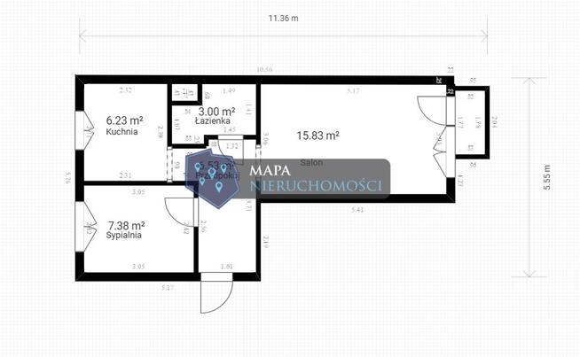 Dwupokojowe po generalnym remoncie, widok na las