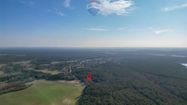 Działka rolna Kuźnica Żelichowska jezioro widoki