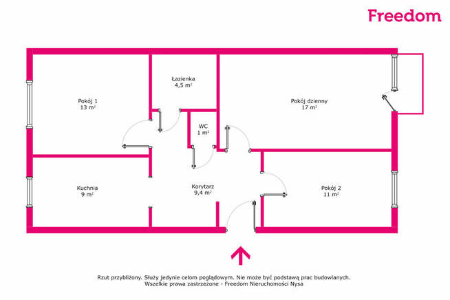 Piękny apartament z widokami na centrum Nysy