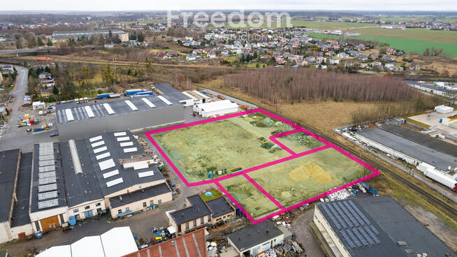 Działka przemysłowa 9200 m2 z planem miejscowym
