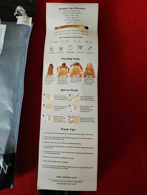 Doczepki Treski Peruka włosy doczepki dla Kobiet Damska