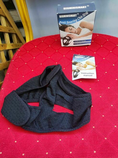 Maska chrapanie przeciw chrapaniu pasek podbródkowy bezdech