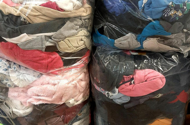 odzież na wage
