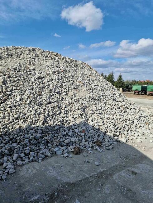 Kruszywa, kliniec, tłuczeń, grys szary, żwir, piasek