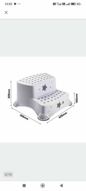 Podest białe schody Schodki dla Dziecka Dzieci do toalety