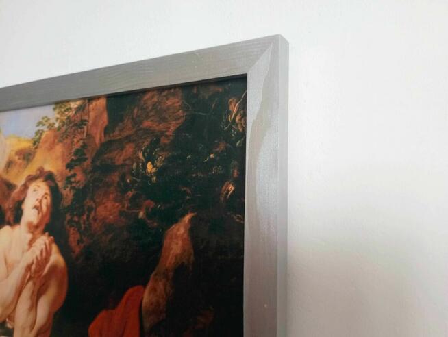 Obraz na płótnie -Daniel w jaskini lwów, Rubens, 50x70cm