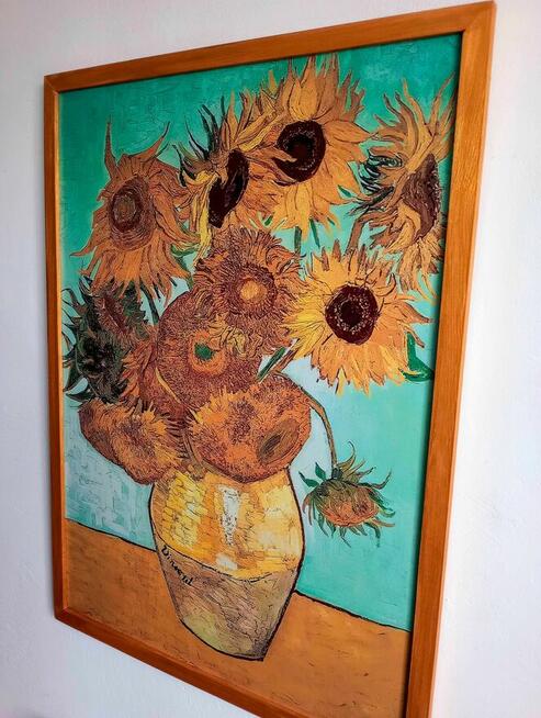 Obraz na płótnie - Słoneczniki, Vincent van Gogh, 50x70cm