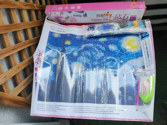 Haft Diamentowy Diamond Mozaika Diamentowa obrazek obraz