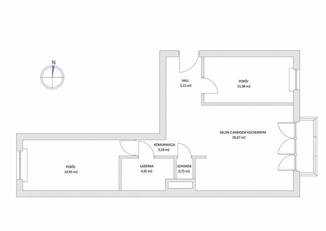 Trzy pokoje - nowoczesne osiedle ATELIER ŻOLIBORZ