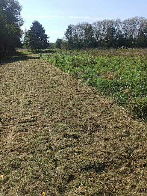 Koszenie nieużytków, trawy, karczowanie, kosiarka bijakowa,