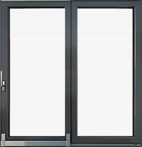 Drzwi tarasowe prawe wymiar 2060mm x 2225 mm