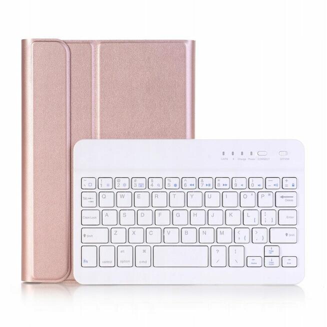 RÓŻOWE ETUI Z KLAWIATURĄ COVER DO IPAD MINI 4/5