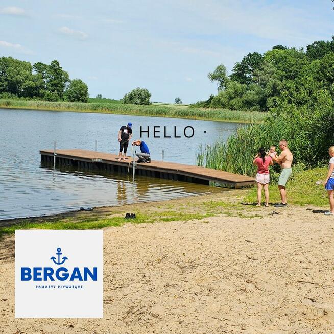 Pomost pomosty pływające na pływakach budowa pomostów