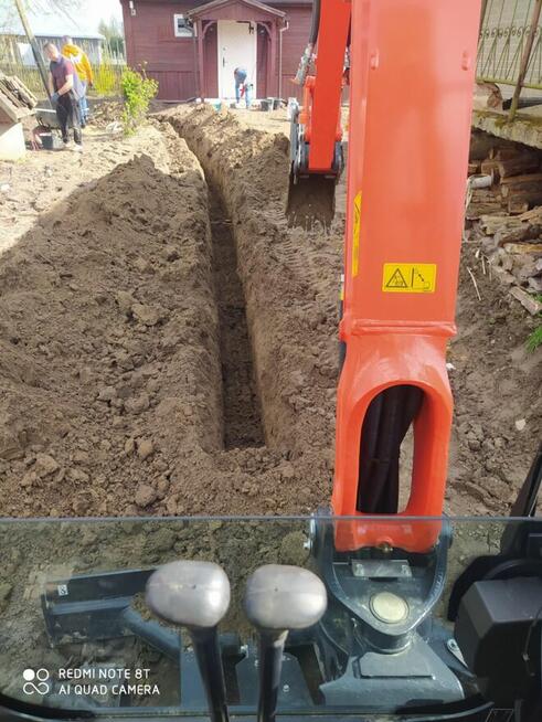 Usługi minikoparką