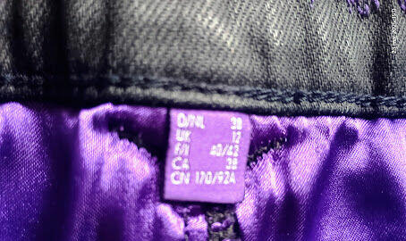 Czarna nowa jeansowa spodniczka, rozmiar 38