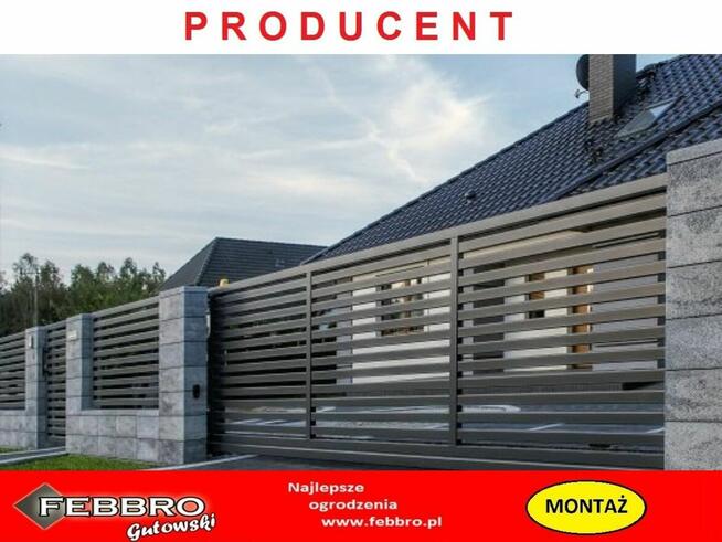 Brama PRZESUWNA palisadowa PRODUCENT ATRAKCYJNE CENY