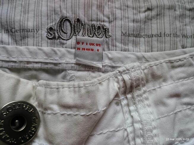 Biale spodnie, rozmiar 36