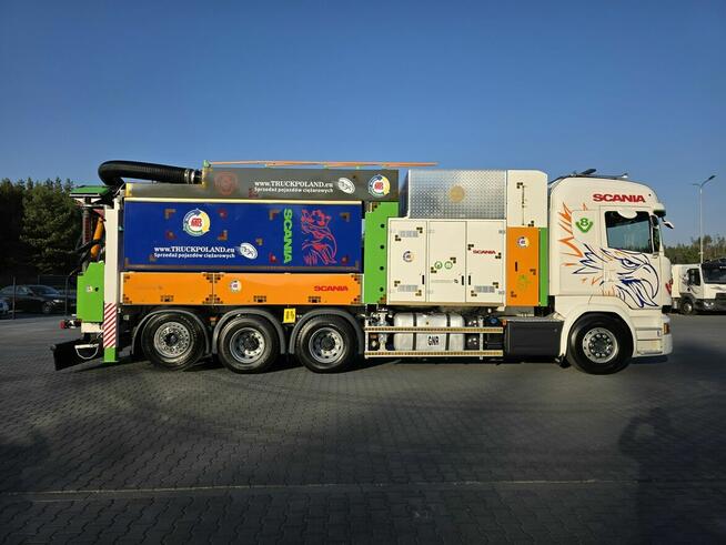 Scania V8 R580 MTS DINO 5 TRIPLE 54000V odkurzacz koparka ssąca koparka ssąca substancje sypkie odku