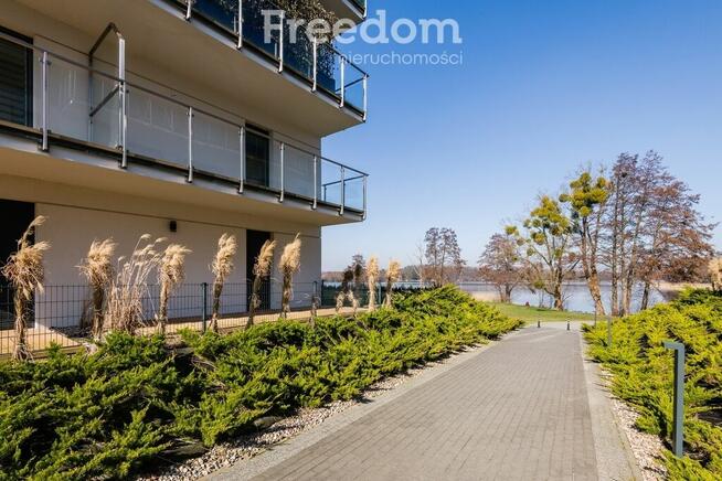 Mieszkanie nad jeziorem Jeziorak z tarasem