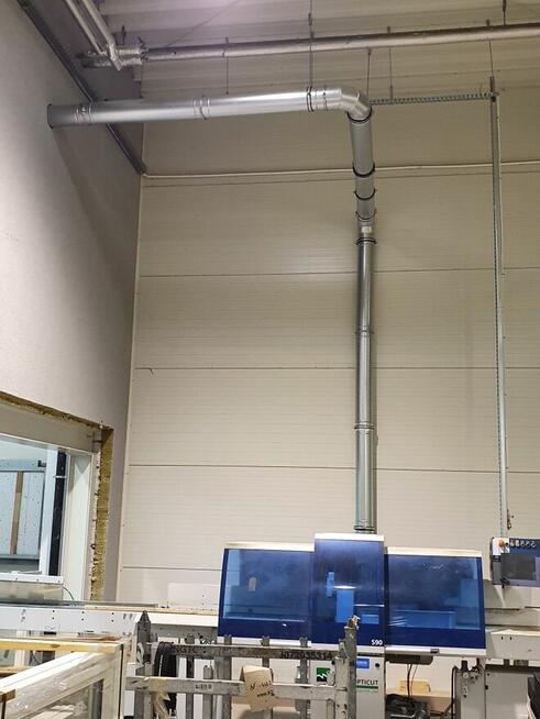 Filtrowentylacja Odciąg trocin, wyciąg od maszyn szlifierski