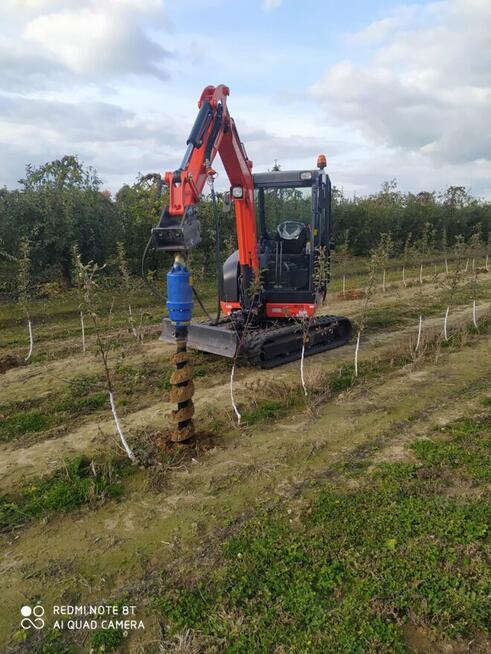 Usługi minikoparką