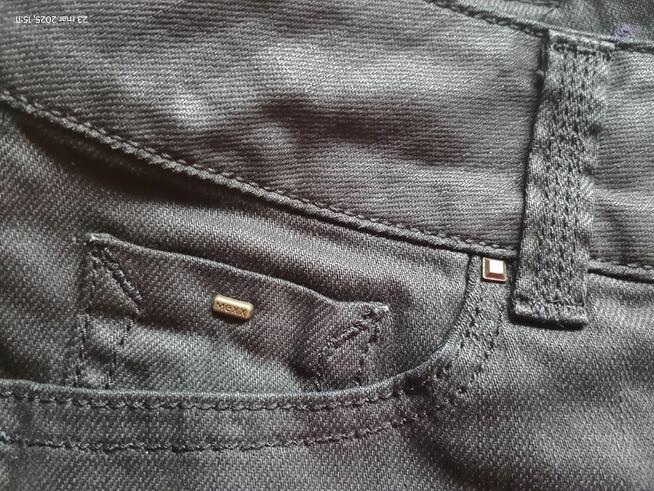 Czarna nowa jeansowa spodniczka, rozmiar 38