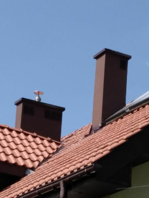 Dachy rynny kominy.