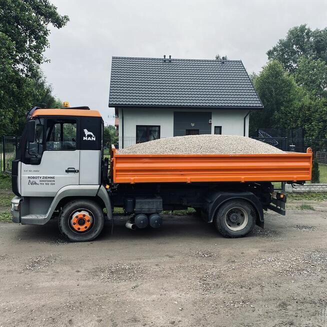 Koparka Transport Wywóz Gruzu Ziemia Ogrod. Piach Konstancin