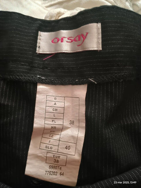 Czarna spódnica , rozmiar 38