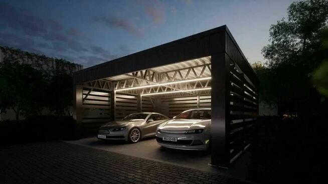 Wiata Samochodowa Garaż CarPort Na dwa auta