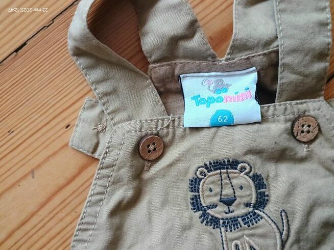 Ogrodniczki z bawełny , rozmiar 62/68