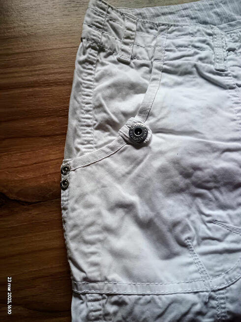 Biale spodnie, rozmiar 36