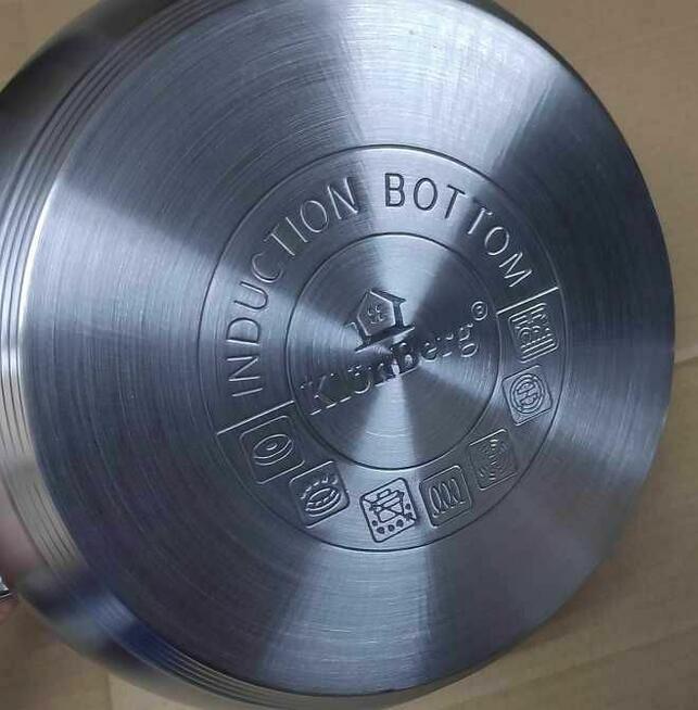 Komplet garnków stalowych Klonberg 12 el garnki indukcja/gaz