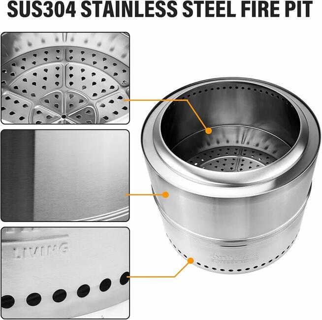 ONLYFIRE PALENISKO BEZDYMNE PALONE DREWNEM