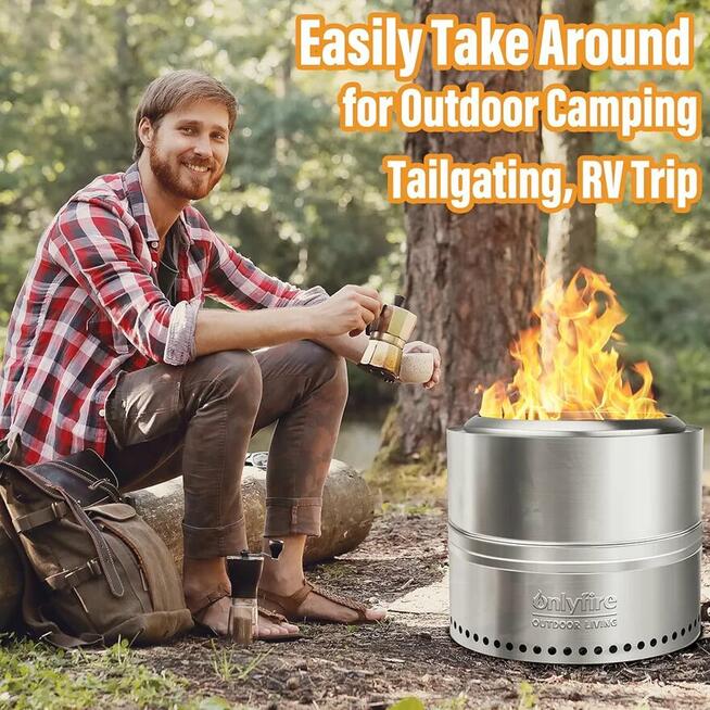 ONLYFIRE PALENISKO BEZDYMNE PALONE DREWNEM