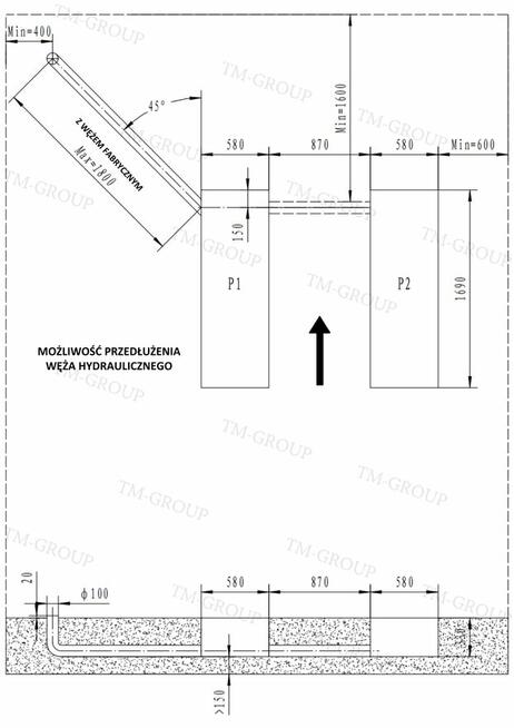 Podnośnik Nożycowy Podposadzkowy Warsztatowy 3,5 T 2,13 M