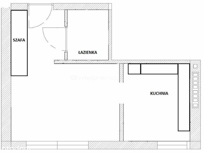 Gotowa kawalerka z osobą kuchnią-rynek pierwotny