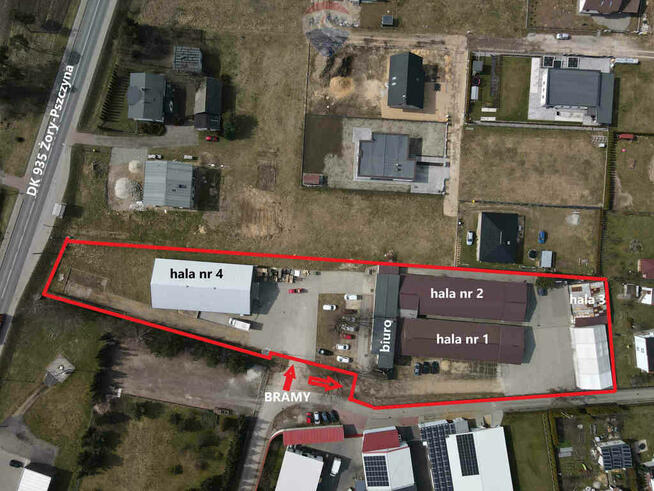 Hale produkcyjno-magazynowe i budynek biurowy