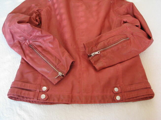 Kurtka ramoneska ze skórki, na stójce rozm. 42