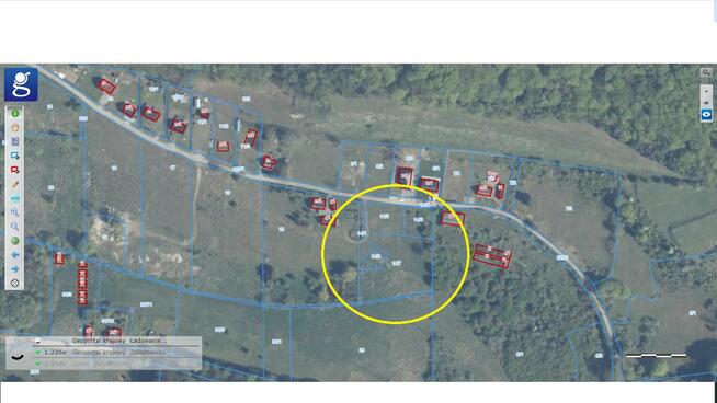 Działki budowlane w Wapnicy koło Międzyzdrojów, 900-1100 m2