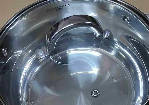 Komplet garnków stalowych Klonberg 12 el garnki indukcja/gaz