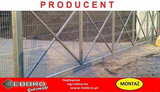 Bramy PRZEMYSŁOWE PANELOWE przesuwne do 13m Serwis Automaty