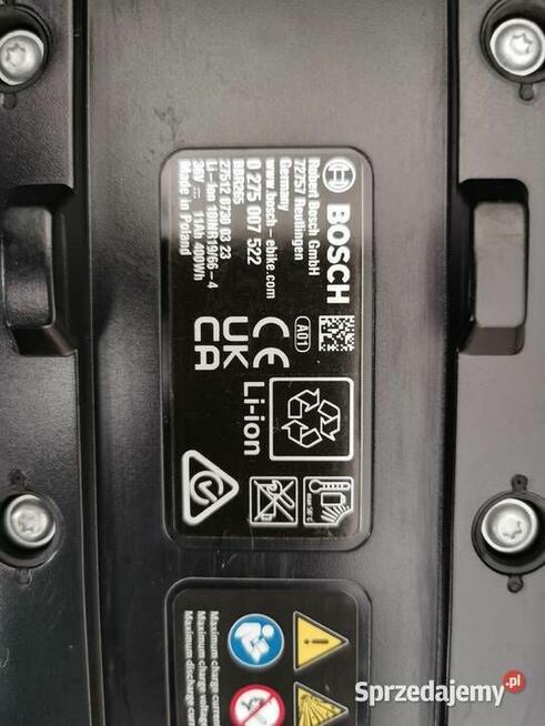 Bateria Bosch Powerpack 400 Wh na bagażnik